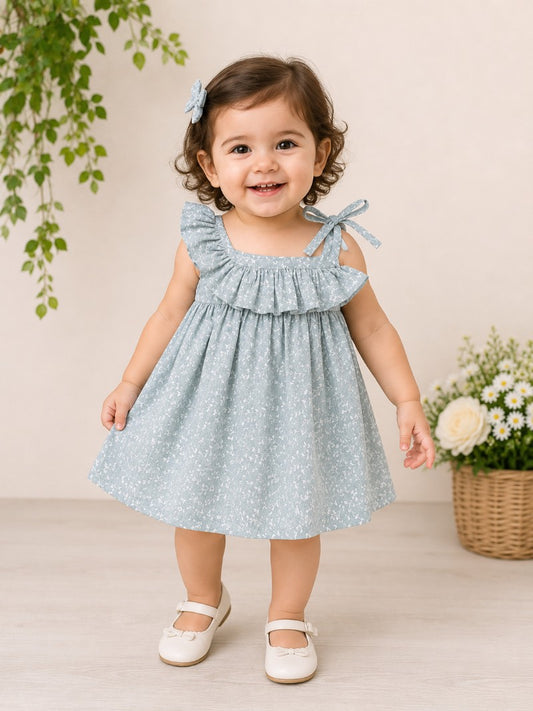 Soft Sage Princess Dress