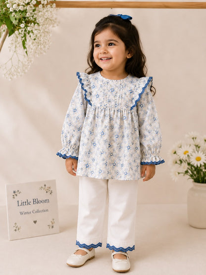 ✨ Little Bloom Blue Petal Co-Ord Set ✨