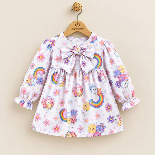 🌸 Rainbow Blossom Frock 🌈