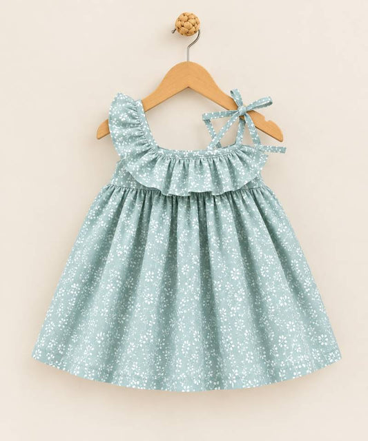 Soft Sage Princess Dress
