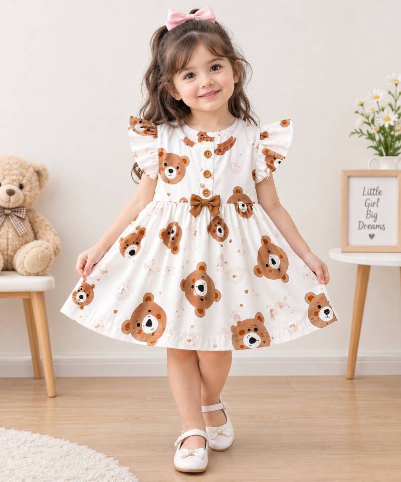Bearie Love Long Frock 🧸🤎