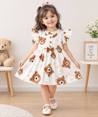Bearie Love Long Frock 🧸🤎
